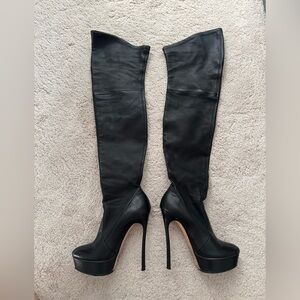 Casadei Flora Over the Knee Boots 37